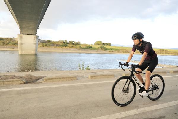 久留米・うきは周遊サイクリング 筑後川サイクリングロード22（横）