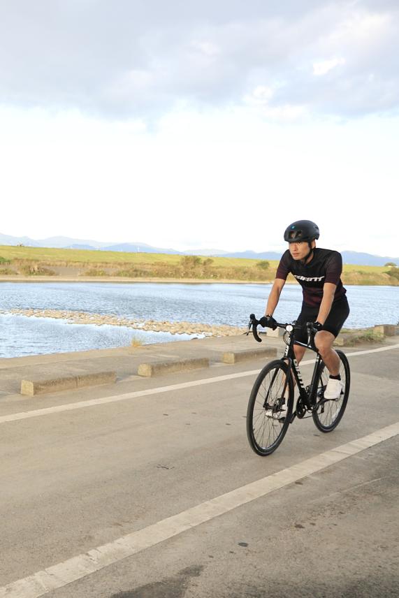 久留米・うきは周遊サイクリング 筑後川サイクリングロード23（縦）