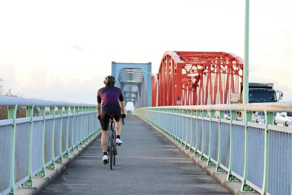 久留米・うきは周遊サイクリング 筑後川サイクリングロード37（横）