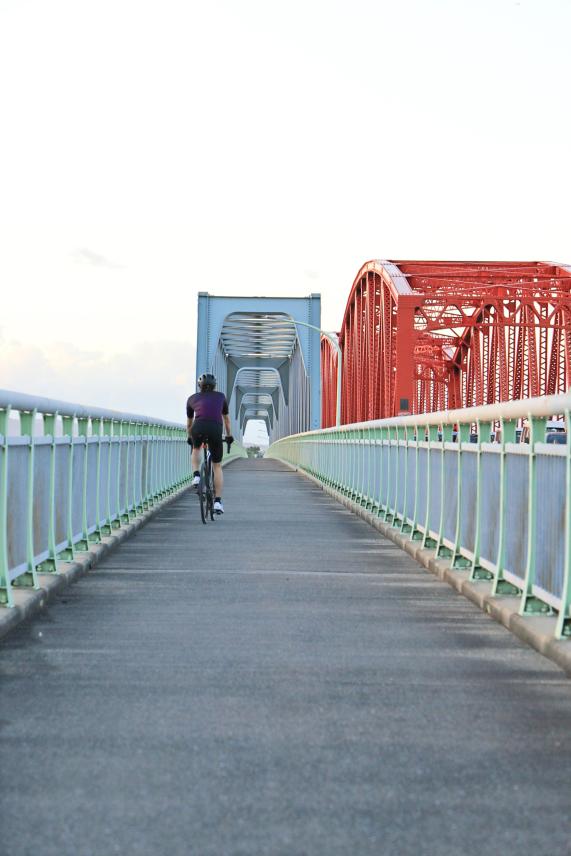 久留米・うきは周遊サイクリング 筑後川サイクリングロード38（縦）