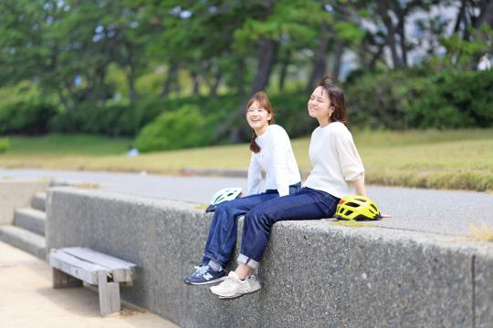 宗像・志賀島サイクリング 勝馬海水浴場06