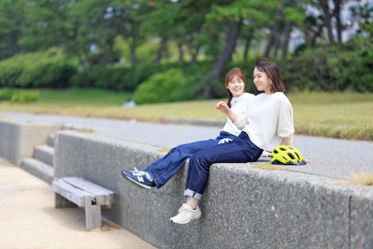 宗像・志賀島サイクリング 勝馬海水浴場07