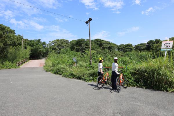 宗像・志賀島サイクリング 潮見公園 サイクルスタンド01