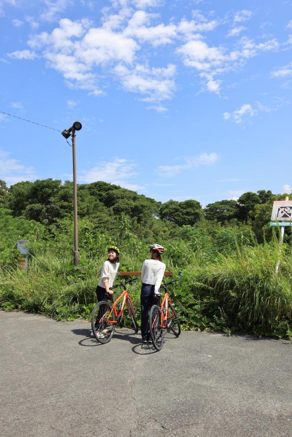 宗像・志賀島サイクリング 潮見公園 サイクルスタンド20（縦）
