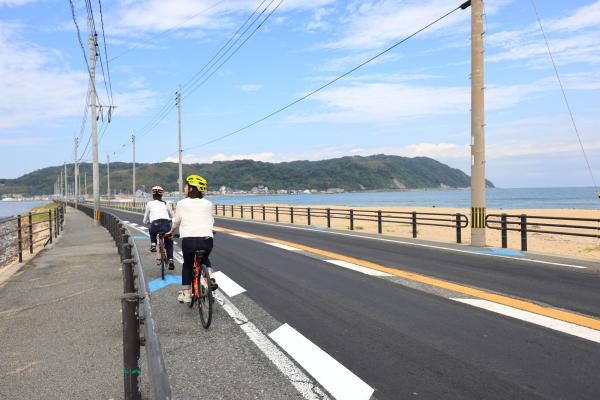 宗像・志賀島サイクリング 志賀島橋（往路）02