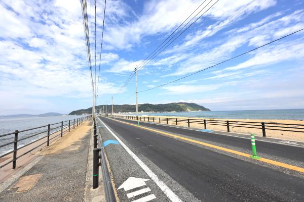 宗像・志賀島サイクリング 志賀島橋（往路）03（横）