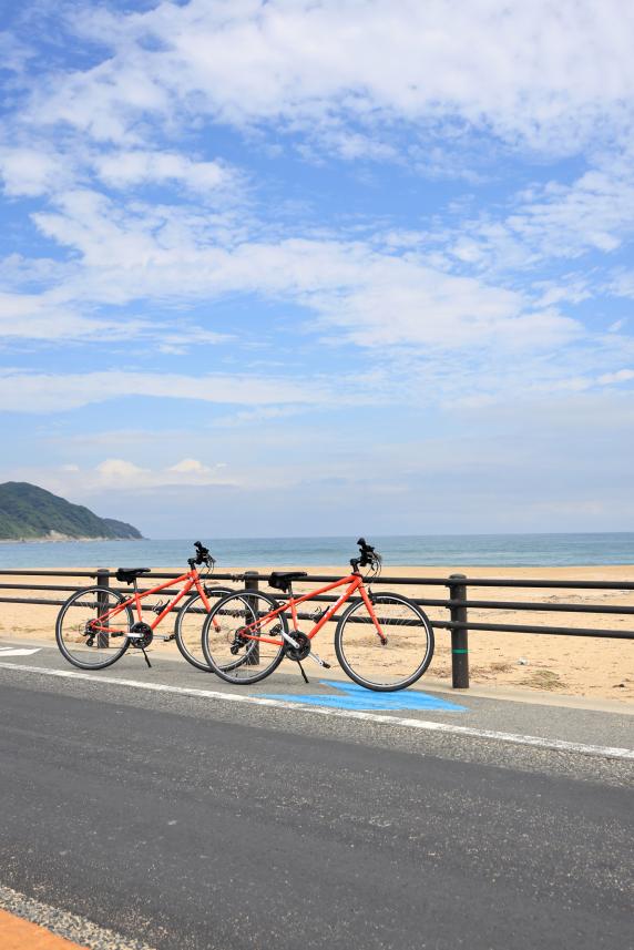 宗像・志賀島サイクリング 志賀島橋（復路）02（縦）