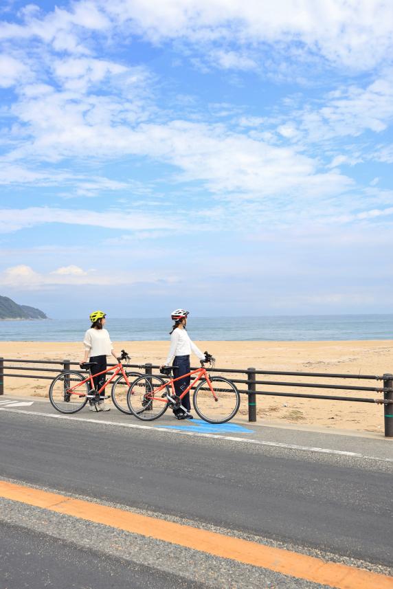 宗像・志賀島サイクリング 志賀島橋（復路）04（縦）