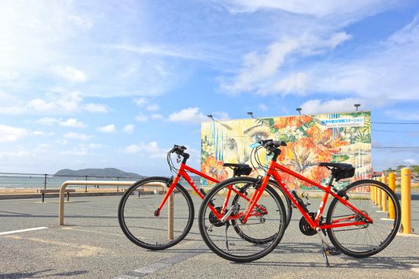 宗像・志賀島サイクリング 福津市観光情報ステーション「ビーチハウス」08（横）