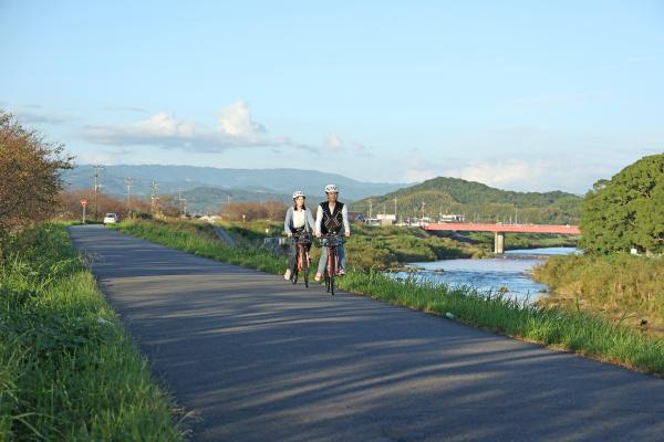 筑後周遊サイクリング 矢部川沿い03