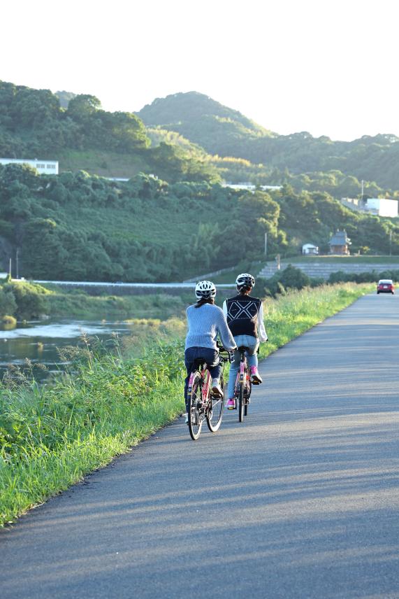 筑後周遊サイクリング 矢部川沿い06（縦）