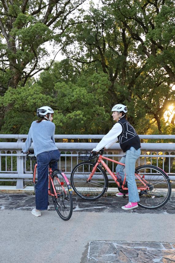 筑後周遊サイクリング 矢部川沿い13（縦）