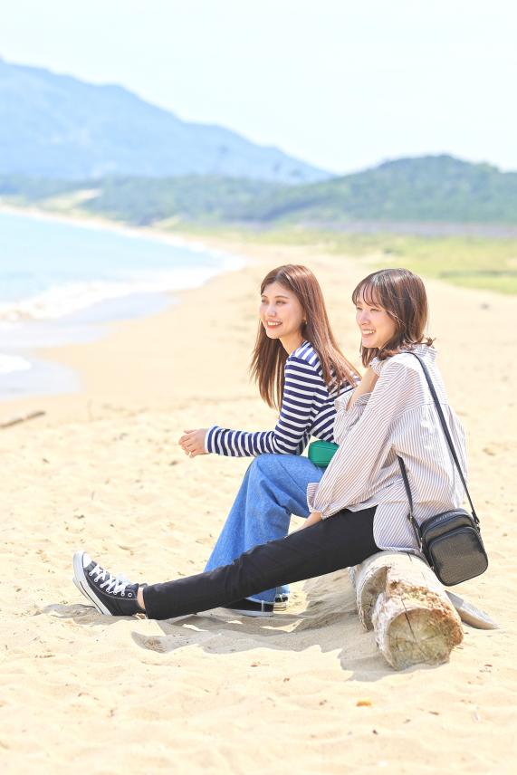 福岡・糸島サイクリング 幣の浜14（縦）