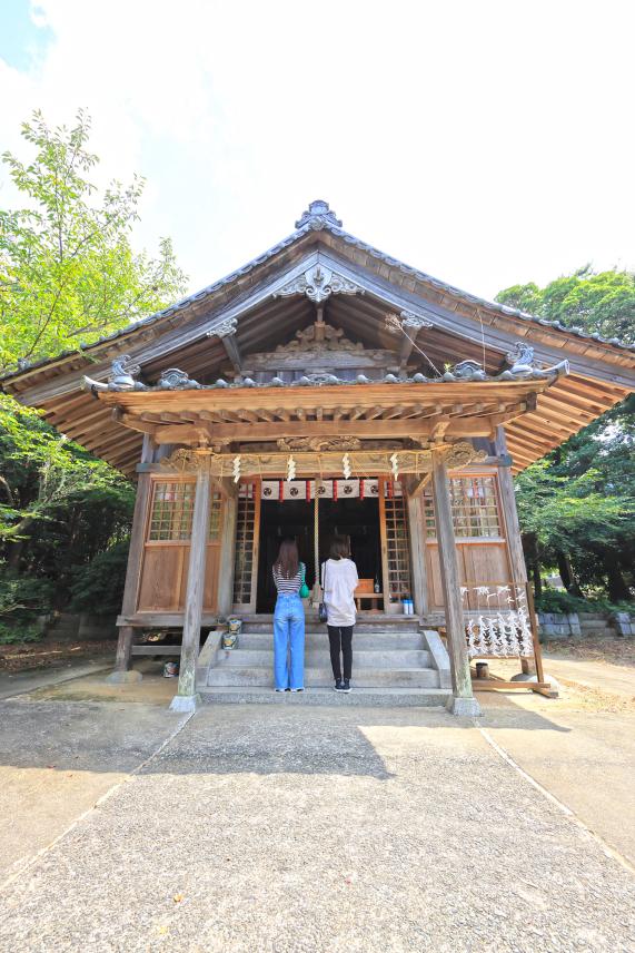 福岡・糸島サイクリング 鎮懐石八幡宮15（縦）