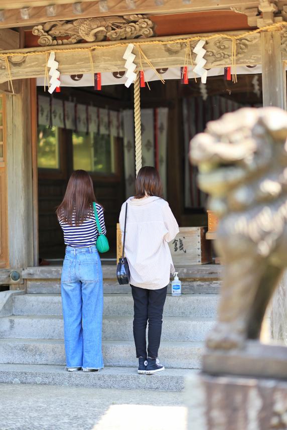 福岡・糸島サイクリング 鎮懐石八幡宮17（縦）