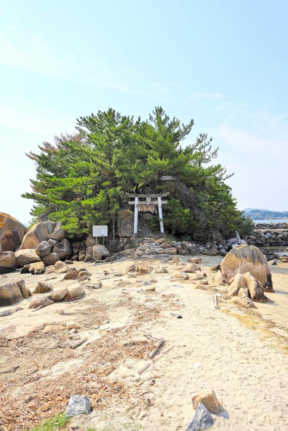 福岡・糸島サイクリング 箱島神社11（縦）