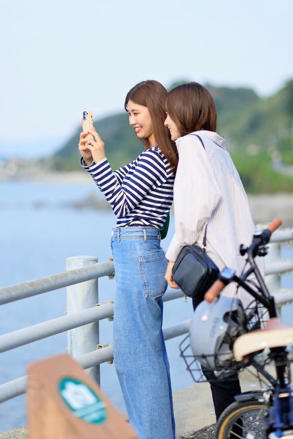 福岡・糸島サイクリング 糸島の海岸線10（縦）