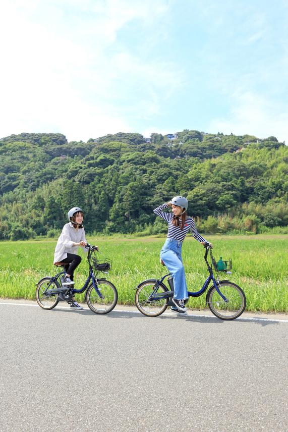 福岡・糸島サイクリング 糸島の田園風景07（縦）