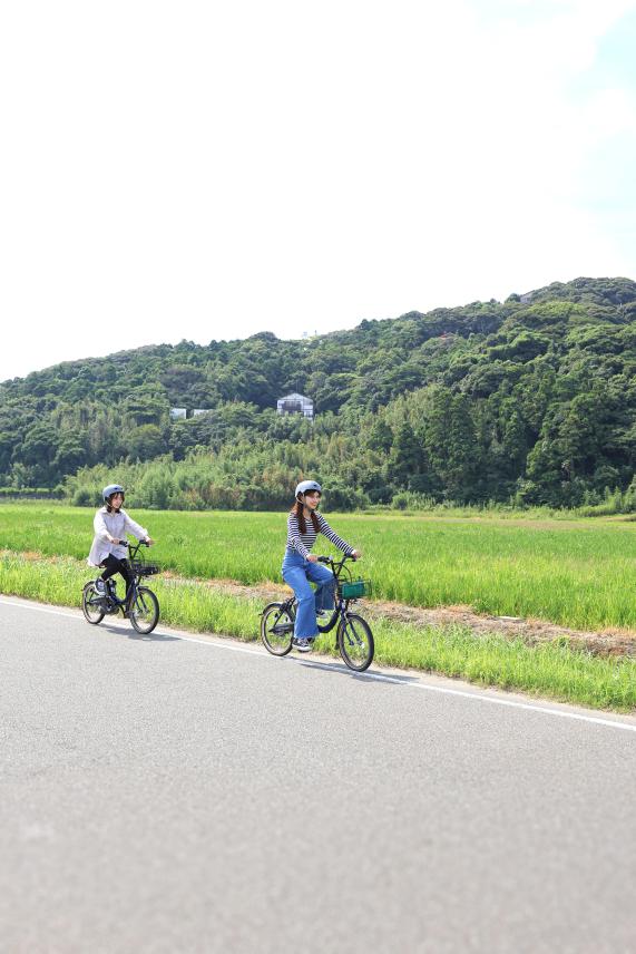 福岡・糸島サイクリング 糸島の田園風景10（縦）