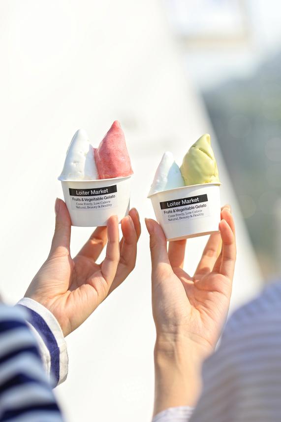 福岡・糸島サイクリング Loiter Market（ロイターマーケット）ジェラート19（縦）