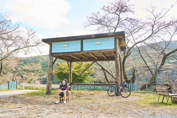 豊前・東峰サイクリング 大きな机（もみじ学舎）05（横）