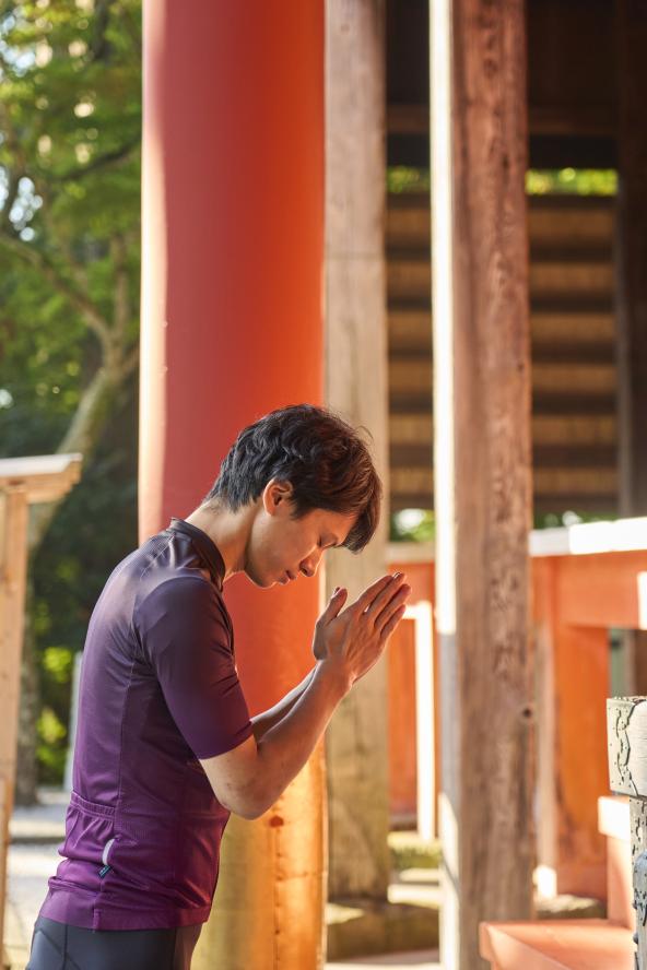 豊前・東峰サイクリング 英彦山神宮 奉幣殿05（縦）