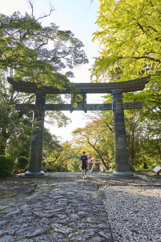 豊前・東峰サイクリング 英彦山神宮 銅鳥居26（縦）