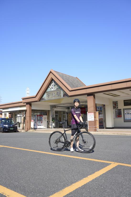 豊前・東峰サイクリング 宇島駅04（縦）