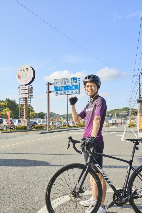 豊前・東峰サイクリング 道の駅小石原前02（縦）