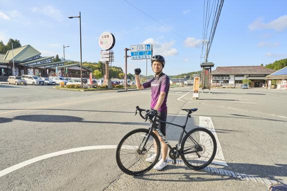 豊前・東峰サイクリング 道の駅小石原前03（横）
