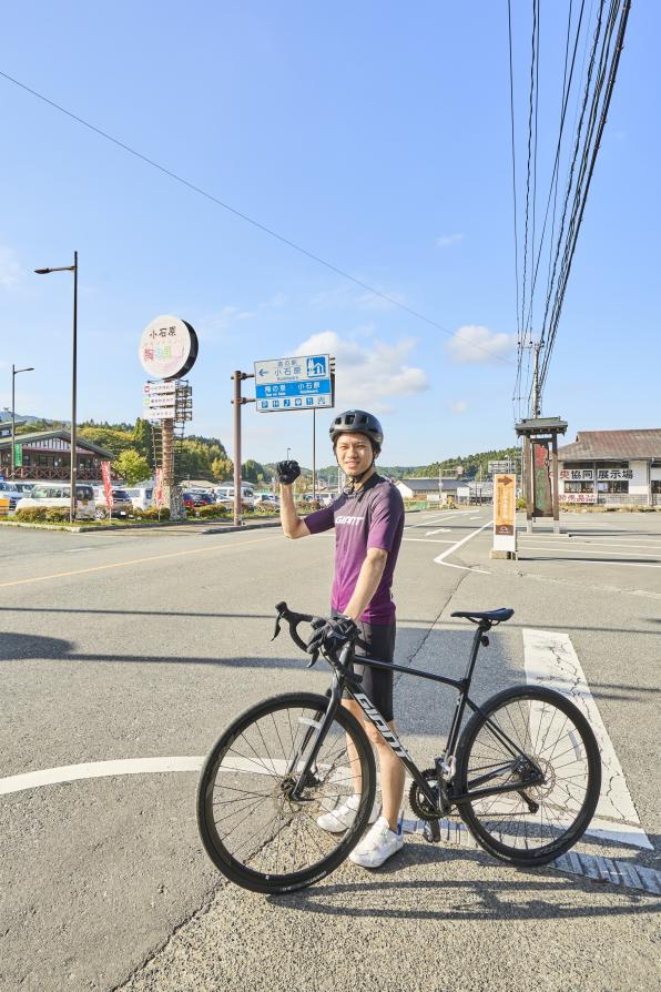 豊前・東峰サイクリング 道の駅小石原前04（縦）