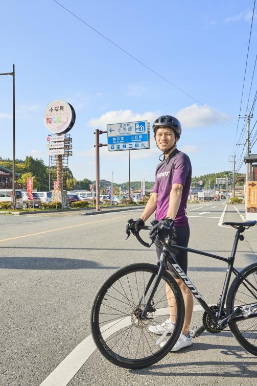 豊前・東峰サイクリング 道の駅小石原前07（縦）