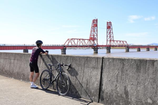 那珂川・大牟田サイクリング 筑後川昇開橋05（横）