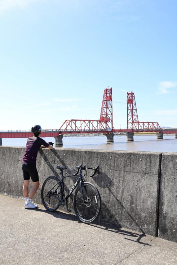 那珂川・大牟田サイクリング 筑後川昇開橋06（縦）