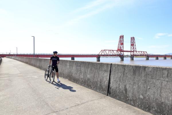 那珂川・大牟田サイクリング 筑後川昇開橋09（横）