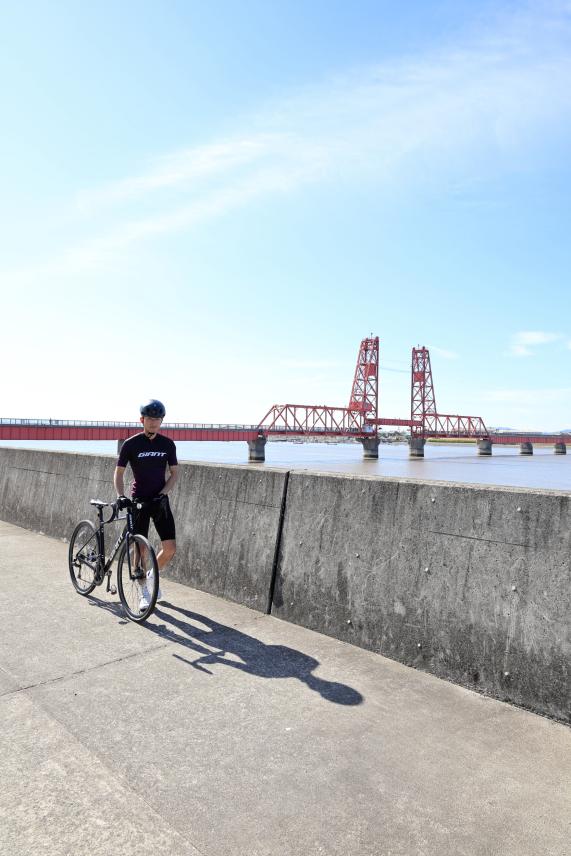 那珂川・大牟田サイクリング 筑後川昇開橋10（縦）
