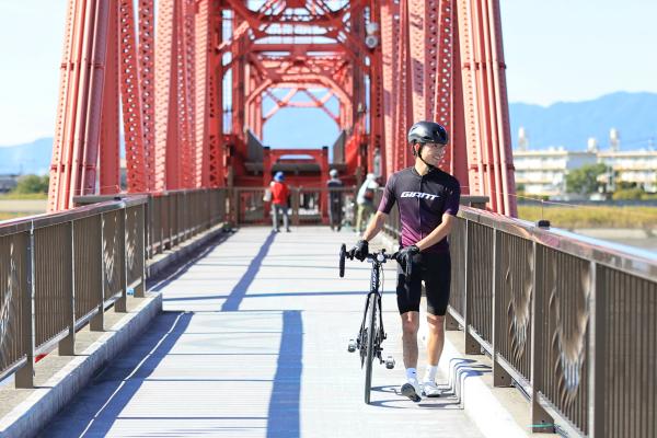 那珂川・大牟田サイクリング 筑後川昇開橋15（横）