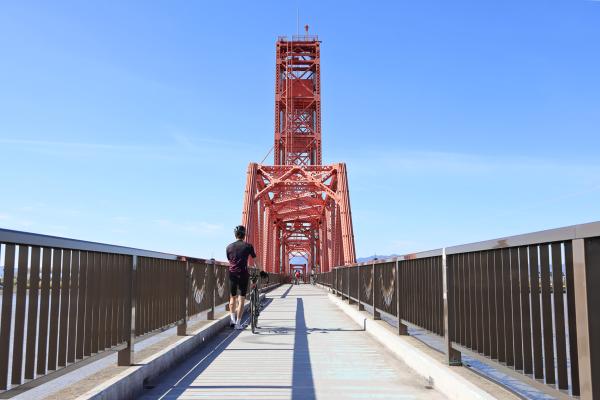那珂川・大牟田サイクリング 筑後川昇開橋20（横）