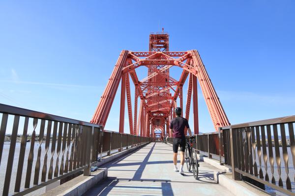 那珂川・大牟田サイクリング 筑後川昇開橋21（横）