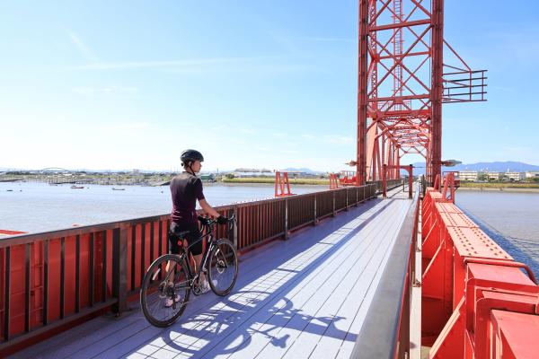 那珂川・大牟田サイクリング 筑後川昇開橋27（横）
