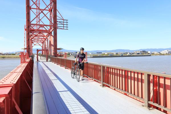 那珂川・大牟田サイクリング 筑後川昇開橋29（横）