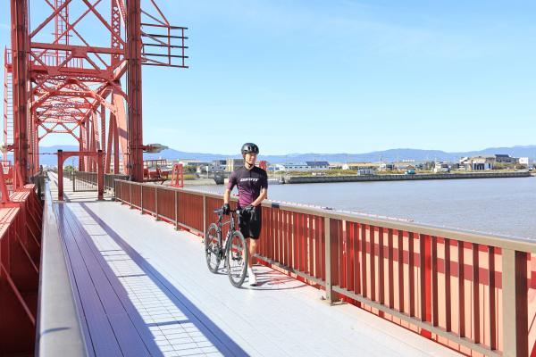 那珂川・大牟田サイクリング 筑後川昇開橋30（横）