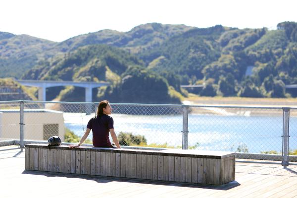 那珂川・大牟田サイクリング 五ケ山クロス 屋上デッキ08（横）