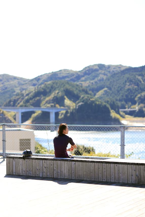 那珂川・大牟田サイクリング 五ケ山クロス 屋上デッキ09（縦）