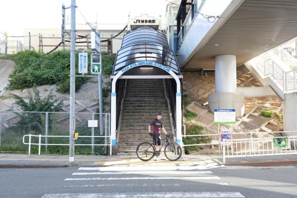 那珂川・大牟田サイクリング 博多南駅03（横）
