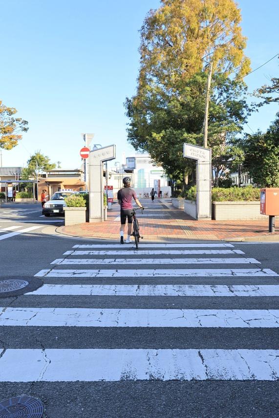 那珂川・大牟田サイクリング 大牟田駅02（縦）