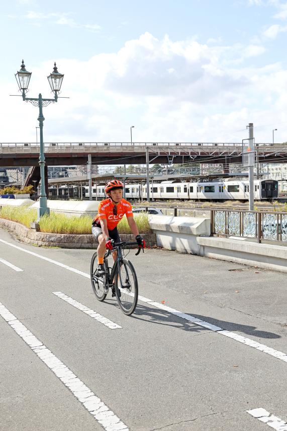 筑豊周遊サイクリング 直方駅近郊06（縦）