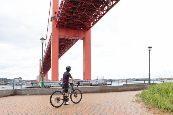 北九州（門司）・芦屋サイクリング 若戸大橋と大橋公園15（横）