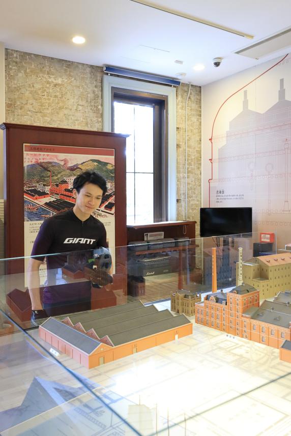 北九州（門司）・芦屋サイクリング 門司赤煉瓦プレイス 北九州市門司麦酒煉瓦館08（縦）