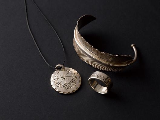 Silver Accessories made using technique of metal craftsmen